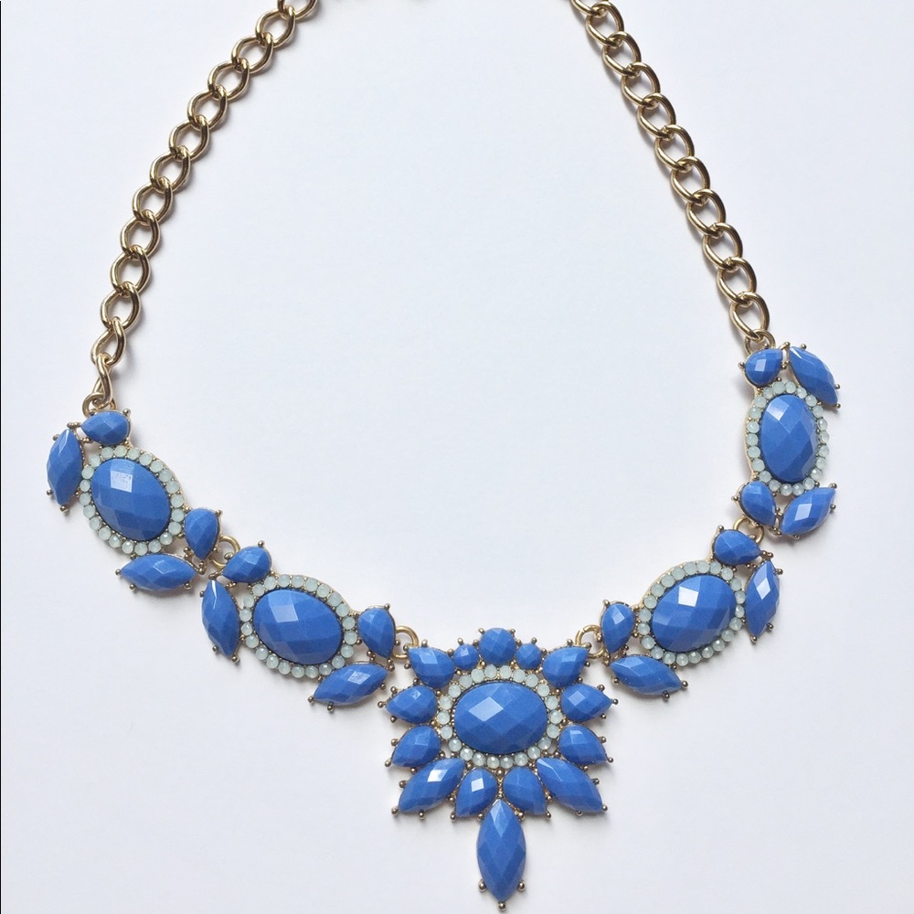J. Crew Factory Periwinkle Statement Necklace